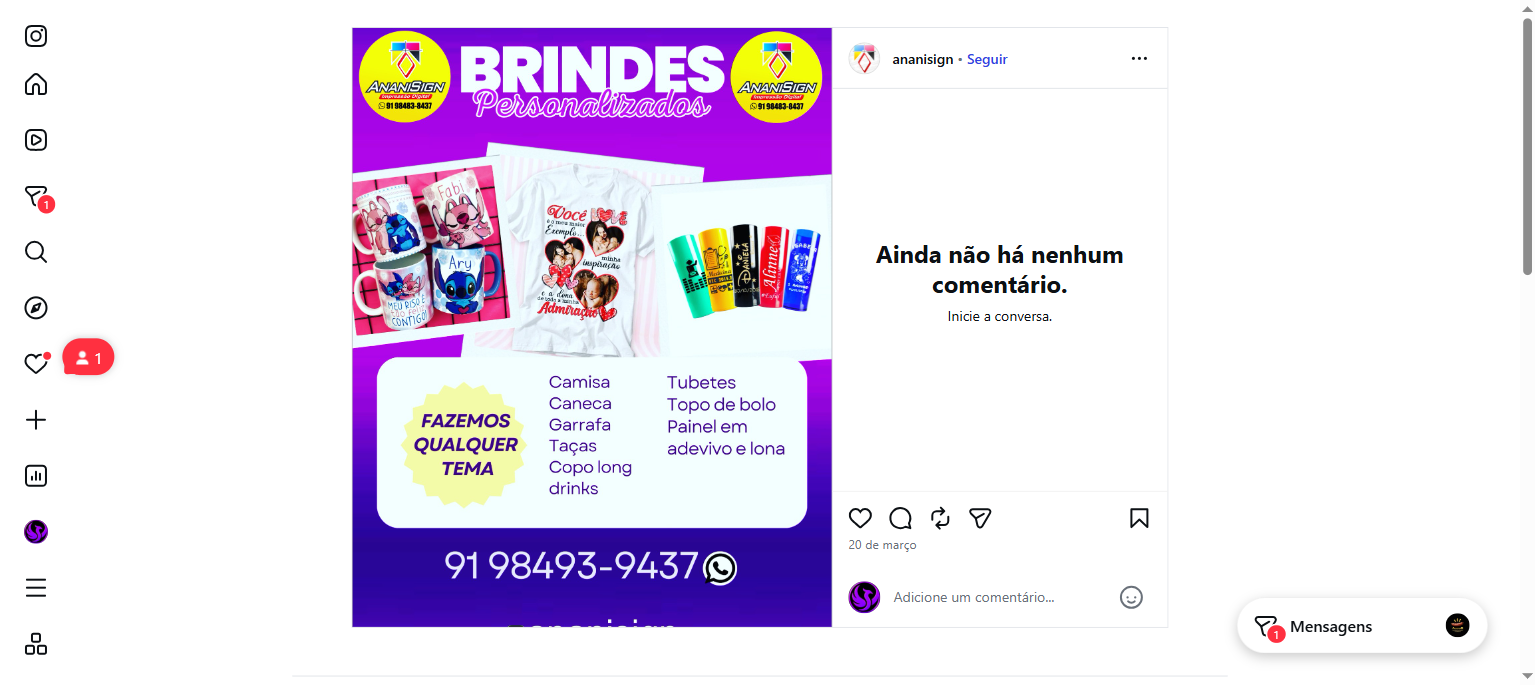 Banner publicitário para empresa em Ananindeua